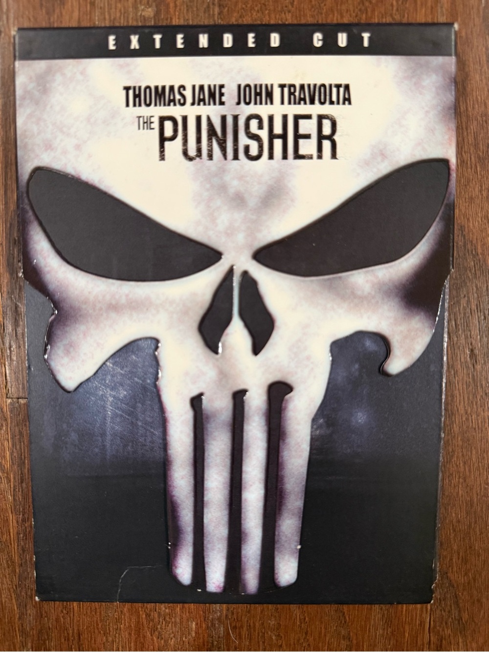 The Punisher Extended Cut(2004) DVD — Skull Cover Art